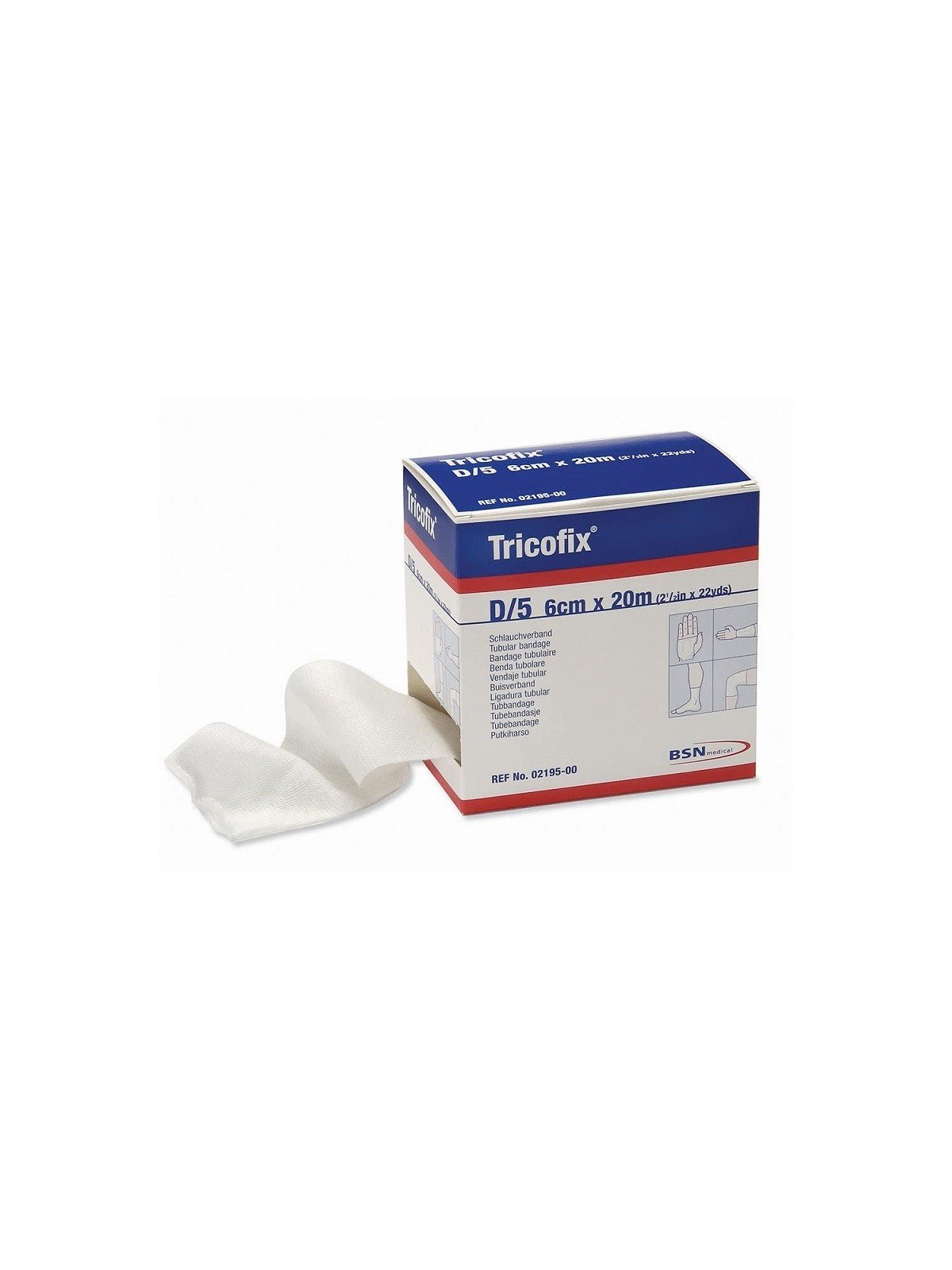 Venda tubular 100% algodón Tricofix