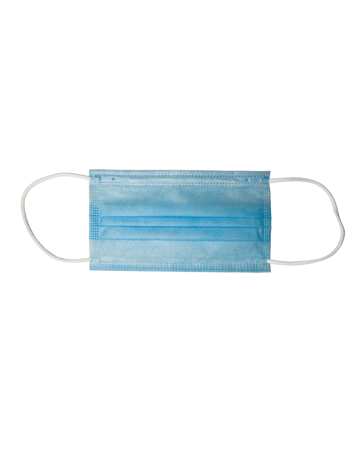 Mascarilla quirúrgica tres capas con gomas azul [50u]