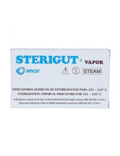 Indicado químico de esterilización Sterigut