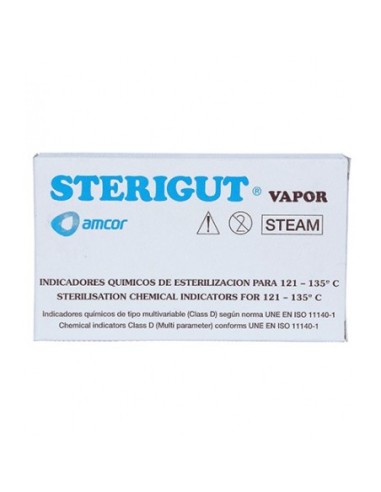 Indicado químico de esterilización Sterigut