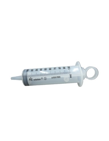 Jeringa tres cuerpos cono cateter 100ml Pic [25u]