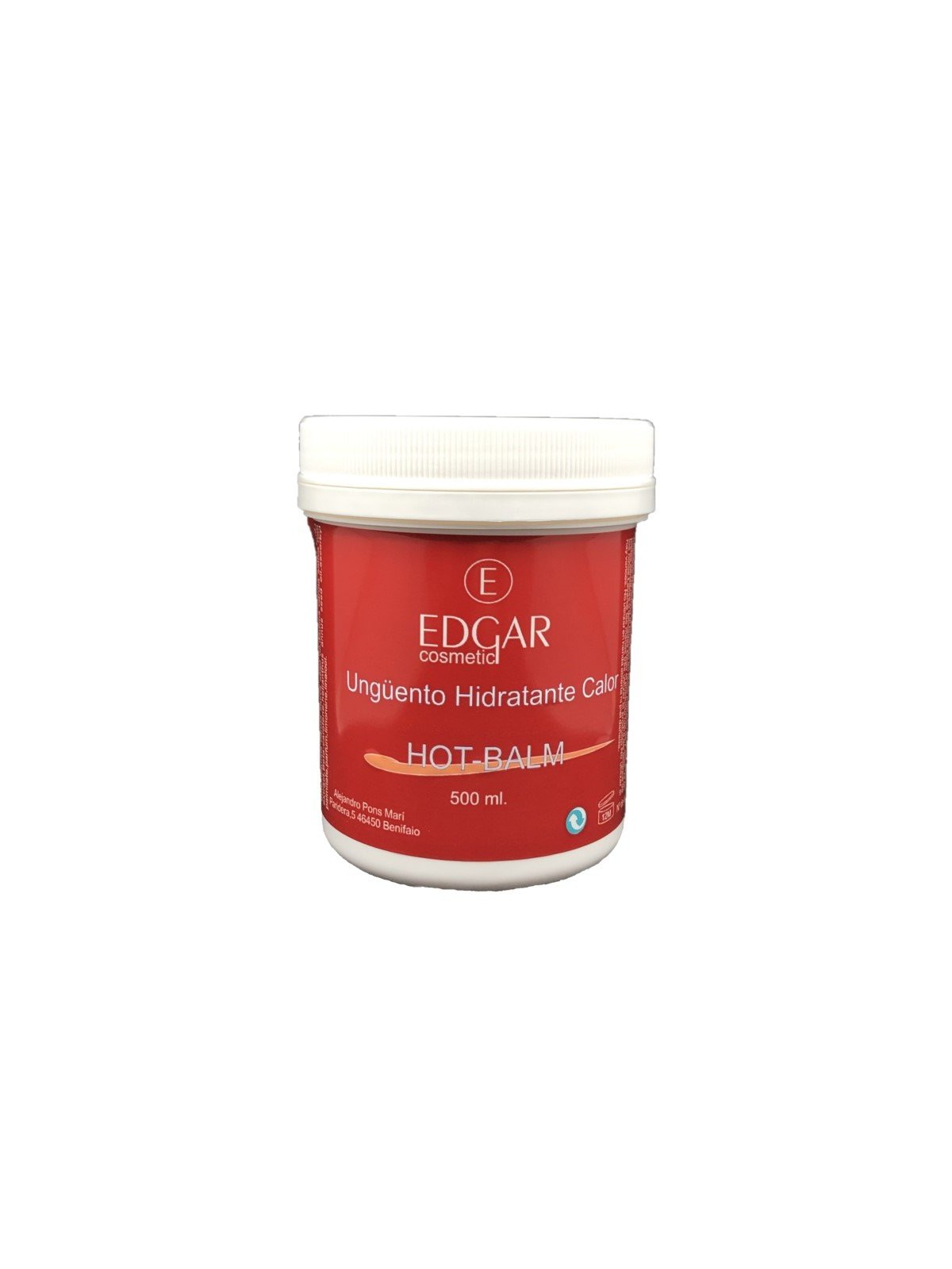 Ungüento hidratante calor Hot Balm [500gr]