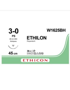 Sutura no absorbible Ethilon 3/0 [36u]