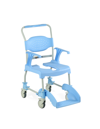 Silla de ducha y aseo con ruedas Moem Silla de ducha y aseo con ruedas Moem