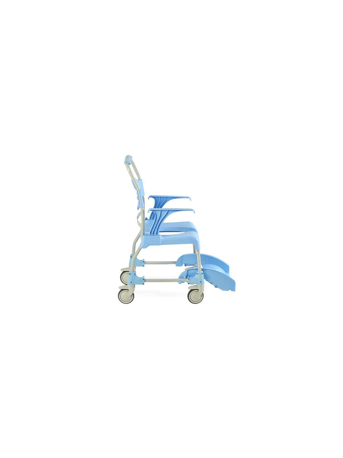 Silla de ducha y aseo con ruedas Moem