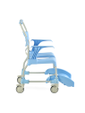 Silla de ducha y aseo con ruedas Moem Silla de ducha y aseo con ruedas Moem