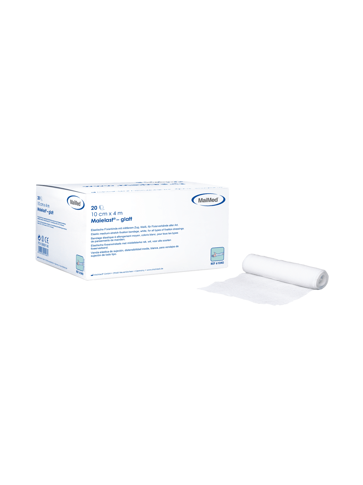 Venda de gasa Maielast Glatt 10cmx4m [20u]