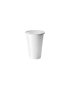 Vaso plástico blanco 220cc [100u]