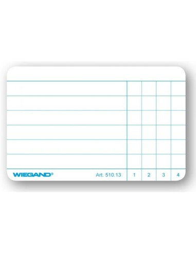 Etiqueta adhesiva para dispensador Wiegand