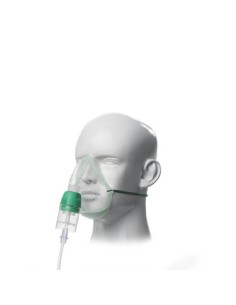 Mascarilla de oxígeno con nebulizador adulto