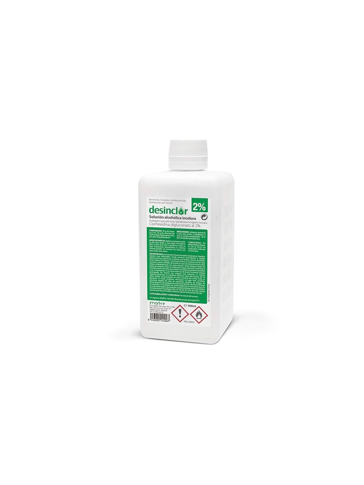 Solución clorhexidina 2% incolora Desinclor [500ml]