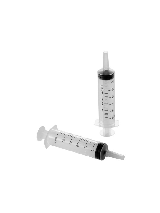 Jeringa tres cuerpos cono cateter 50ml [25u]