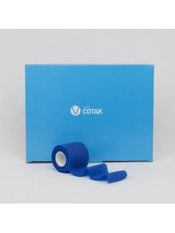 Venda elástica cohesiva Cotak azul