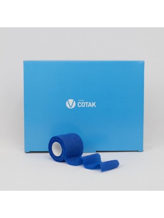 Venda elástica cohesiva Cotak azul