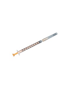 Jeringa insulina 1ml con aguja 25G [100u]