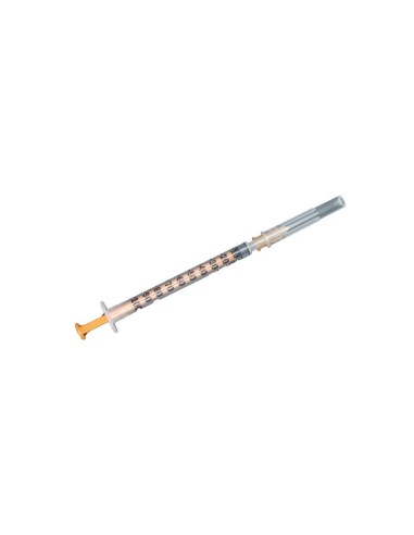 Jeringa insulina 1ml con aguja 25G [100u]