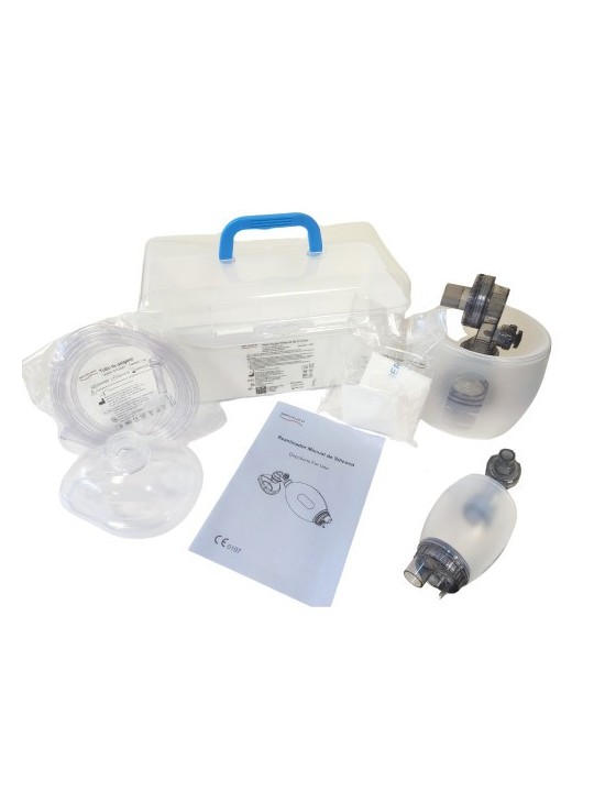 Resucitador manual adulto con bolsa
