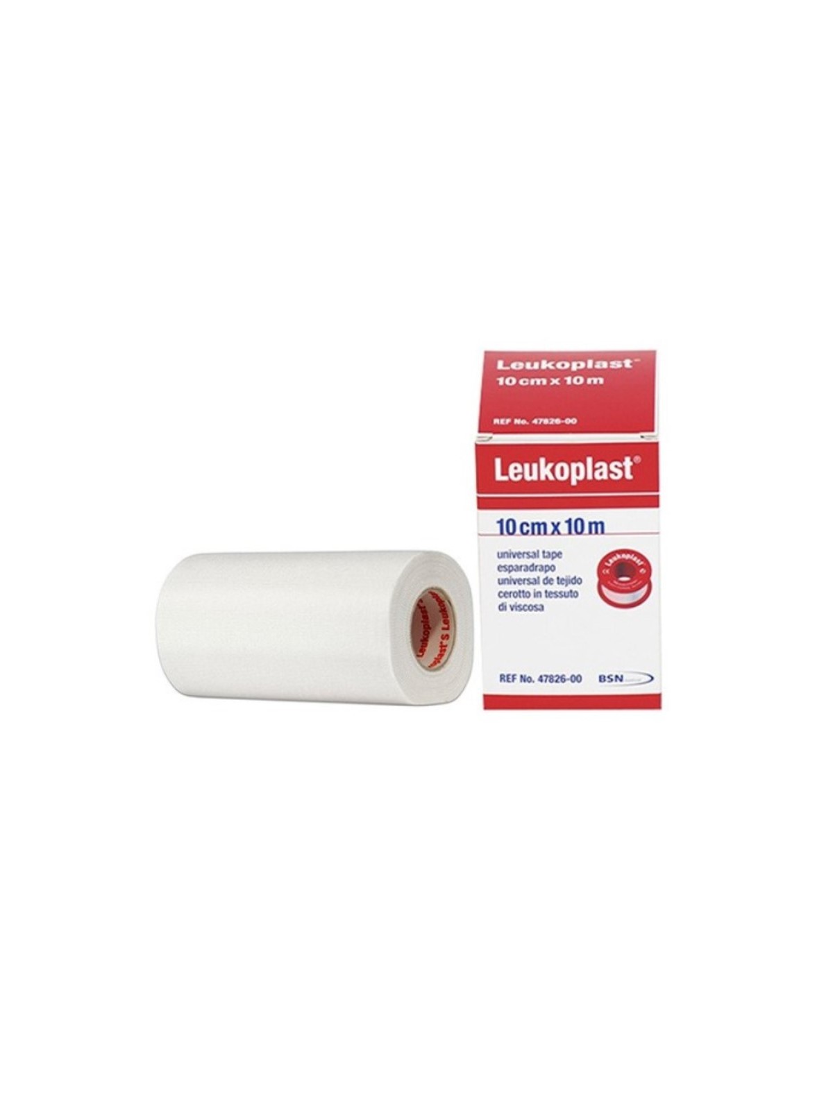 Esparadrapo de tela color blanco Leukoplast S