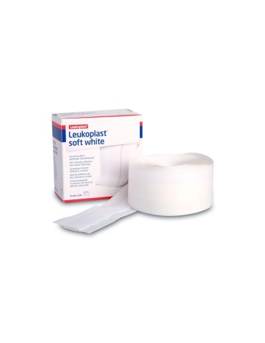 Tiritas en rollo Leukotape soft white 6cmx5m Tiritas en rollo Leukotape soft white 6cmx5m