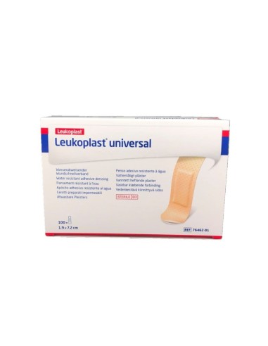 Tiritas rectangulares de plástico Leukoplast universal [100u]