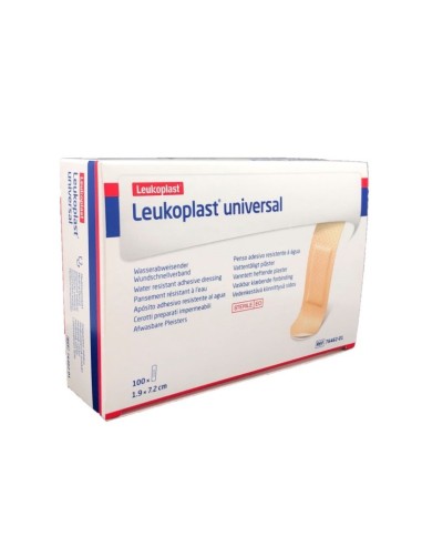 Tiritas rectangulares de plástico Leukoplast universal [100u]