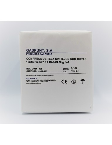 Compresa no estéril tst 10x10cm [2400u]
