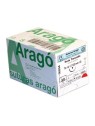 Sutura no absorbible de seda trenzada