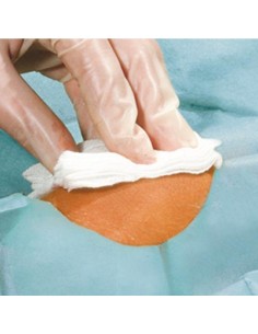 Paño estéril fenestrado