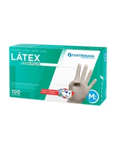 Guantes de látex con polvo [100u]