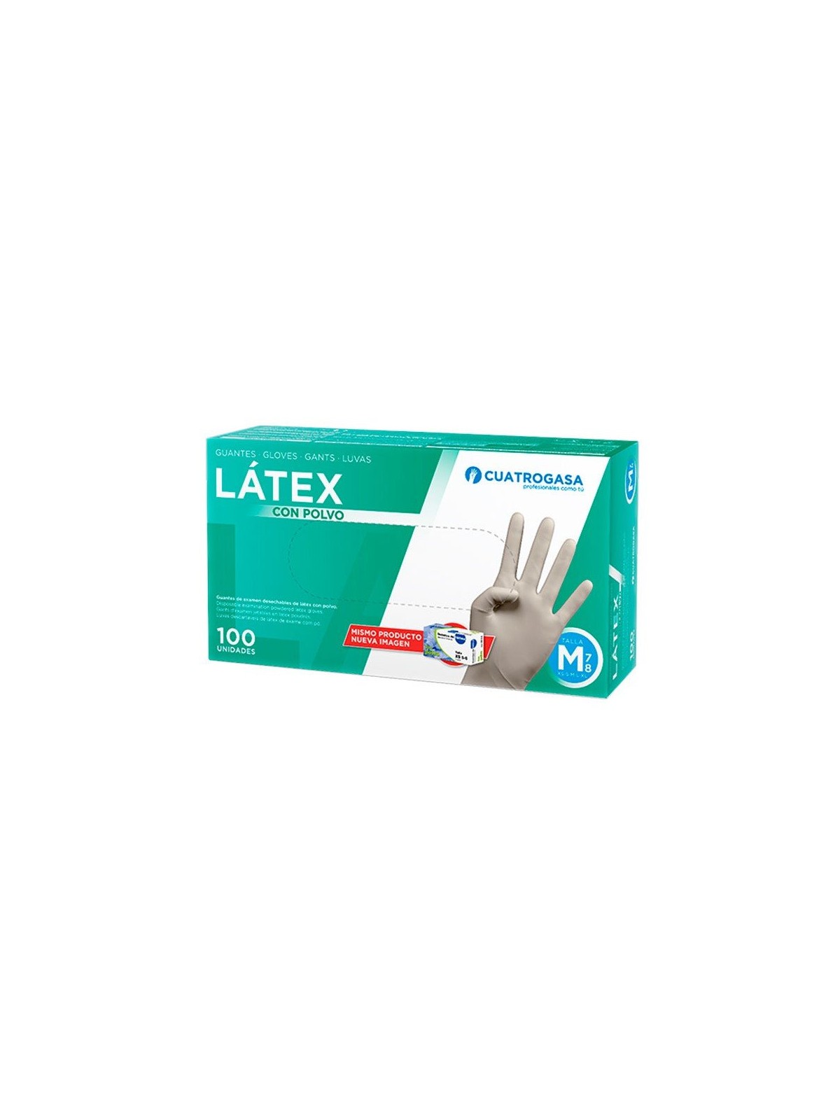 Guantes de látex con polvo [100u]