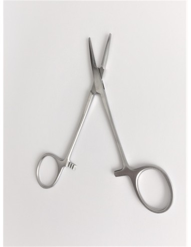 Pinza mosquito recta sin dientes [13cm]