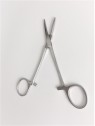 Pinza mosquito recta sin dientes [13cm]