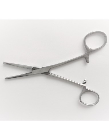 Pinza Kocher recta sin dientes [14cm]