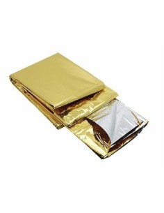 Manta isotérmica metalizada 160 x 210 cm