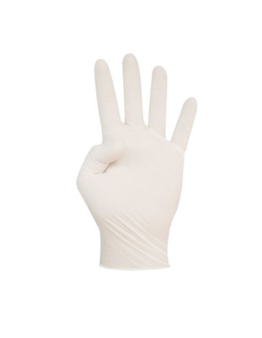 Guantes de látex sin polvo [100u]