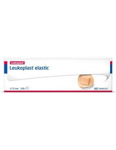 Tiritas redondas de plástico Leukoplast elastic 22mm [100u]