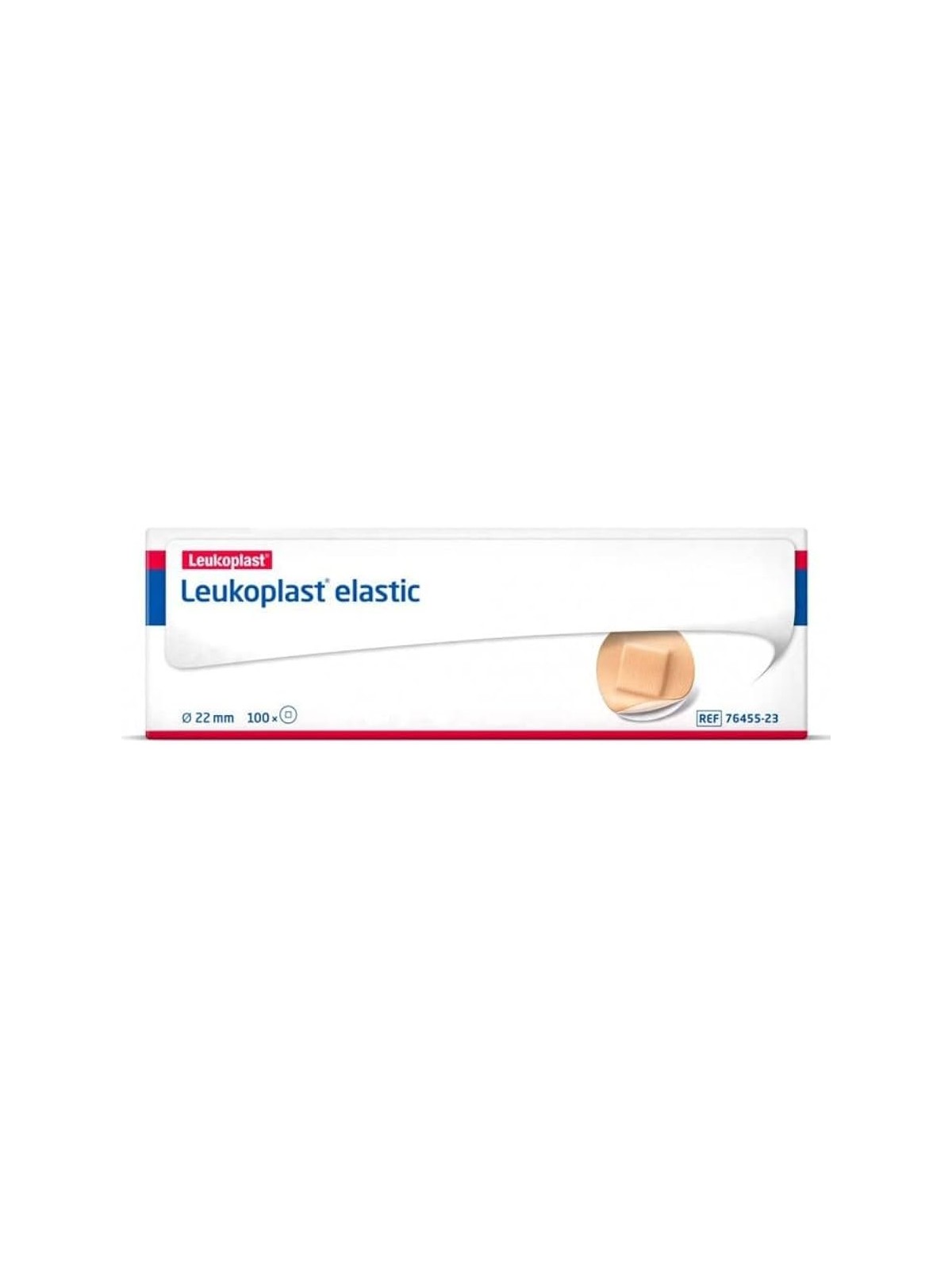 Tiritas redondas de plástico Leukoplast elastic 22mm [100u]
