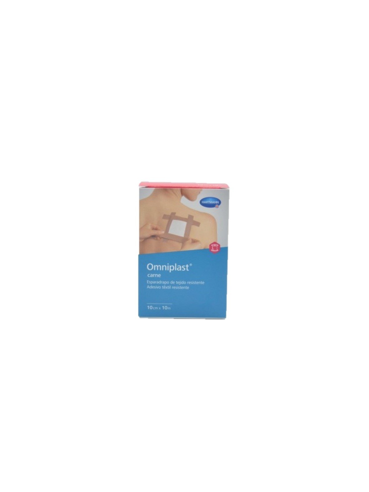 Esparadrapo tela color carne Omniplast 10cm x 10m