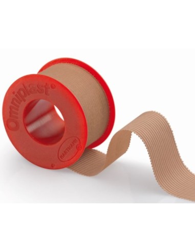 Esparadrapo tela color carne Omniplast 10cm x 10m