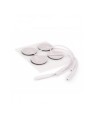 Electrodo adhesivo circular 32mm con cable [4u]