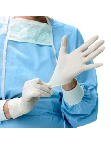 Guantes de látex estériles sin polvo Peha-Taft [50 pares]
