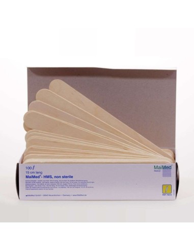 Depresor lingual de madera Maimed [100u]
