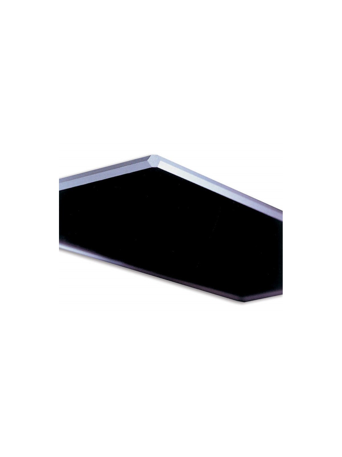Portaobjetos 26x76mm con banda mate [50u]
