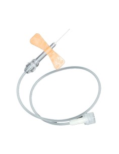 Palomilla de extracción de seguridad con ad. Luer y campana [24u]