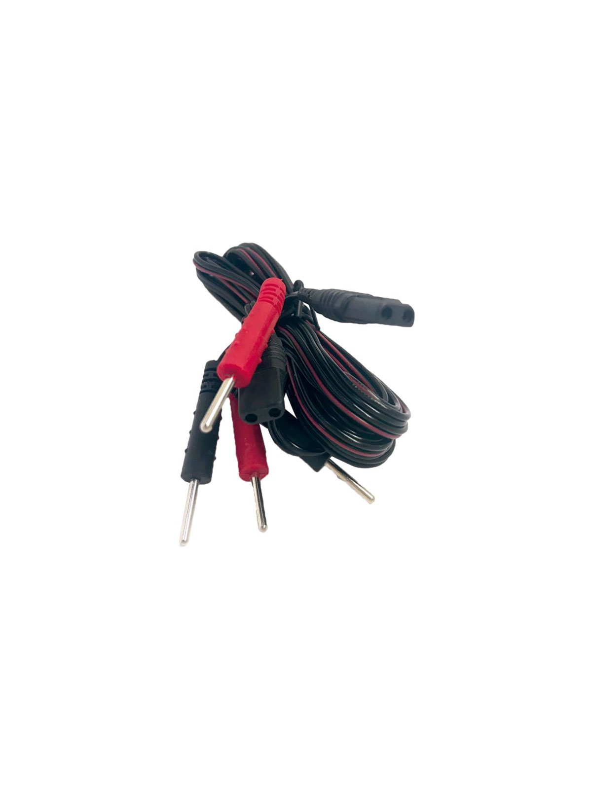 Cable conexión electrodos con conector redondo para equipos Tens [2u]