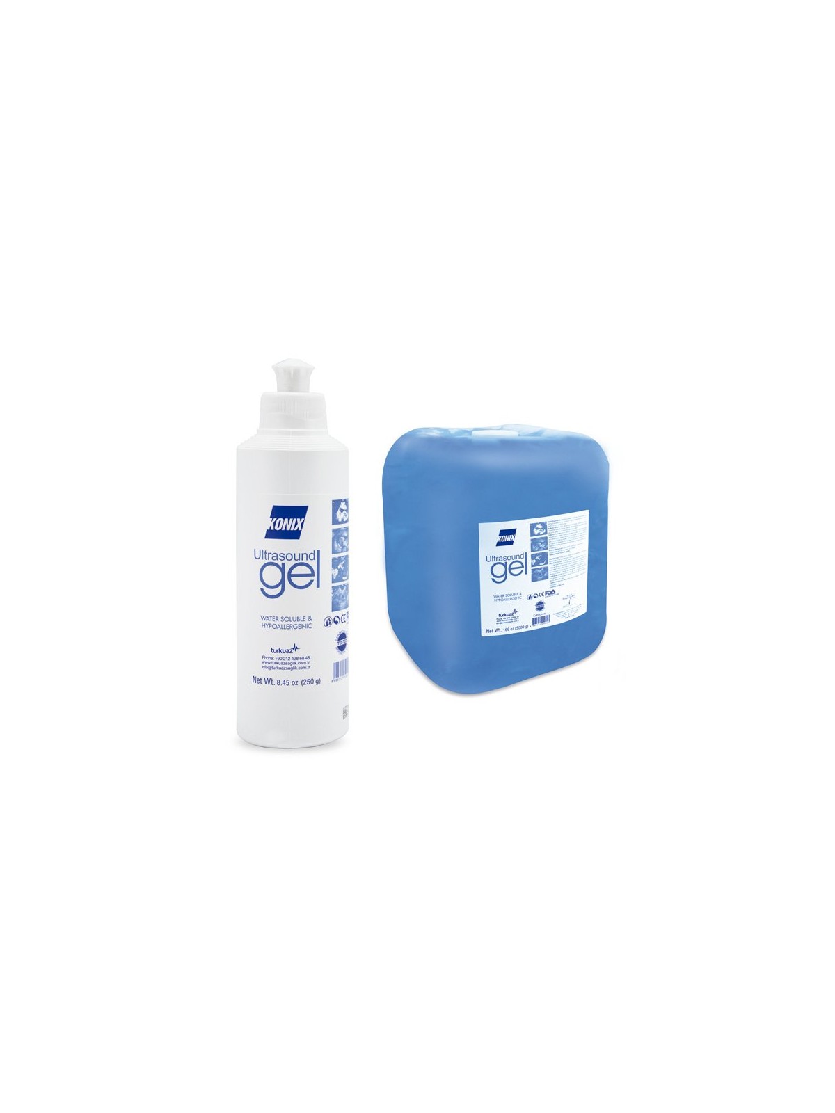 Gel ultrasonido azul Konix [5L]